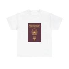 Macedonian Passport (Type B) - T-Shirt