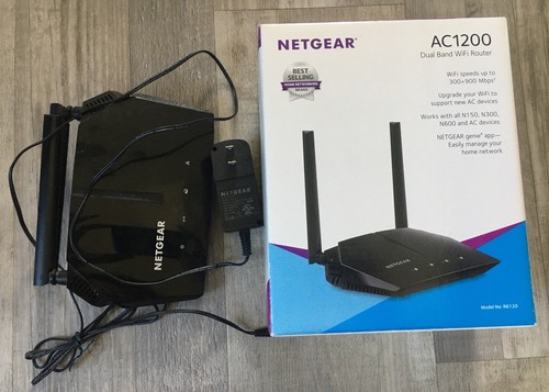 NETGEAR Ac1200 Dual Band WiFi Router Model R6120
