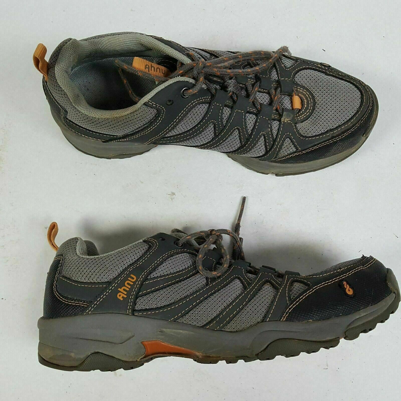 Ahnu Shoes Womens 7.5 Running Sneakers Gray Hiking Trail Walking