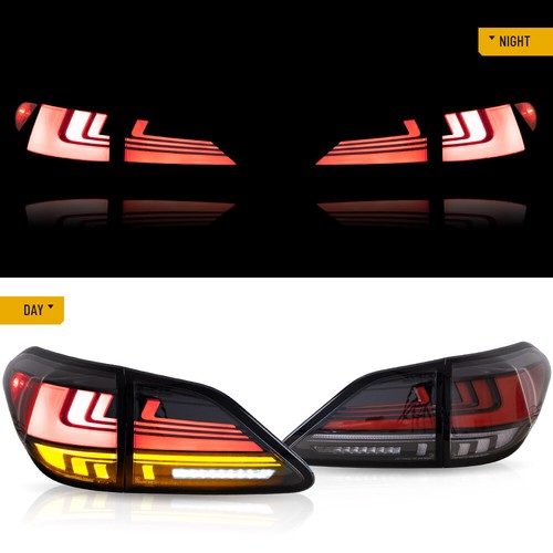 2010-2015 VLADN LED Tail Lights w/Sequential Turn sig For Lexus RX 350 450H 2PCS - Picture 7 of 19