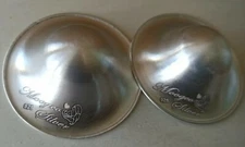 New Silver Nursing Cups For Mothers to Protect Soothing Sore Or Cracked Nipples 