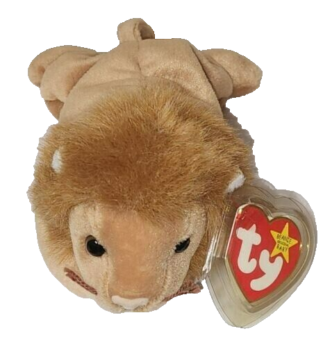 Ty Beanie Baby - ROARY the Lion (8 Inch) MINT with MINT TAGS