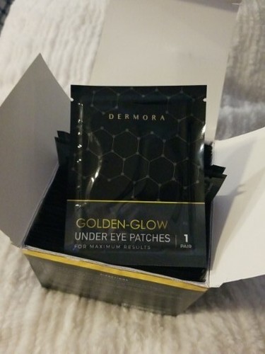 Eye Mask Golden-glow for Dark Circles and Puffiness 50 PAIR Anti Aging Collagen - Picture 6 of 11