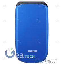 BRONDI RAPTOR TELEFONO CELLULARE FLIP AMPIO DISPLAY DUAL SIM SMARTPHONE  BLU