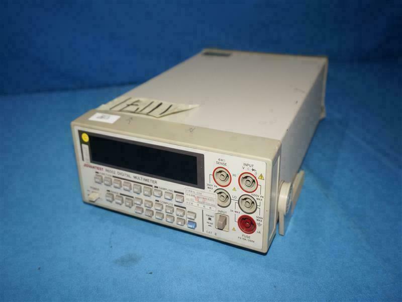 ADVANTEST R6552 DIGITAL MULTIMETER 通電OK