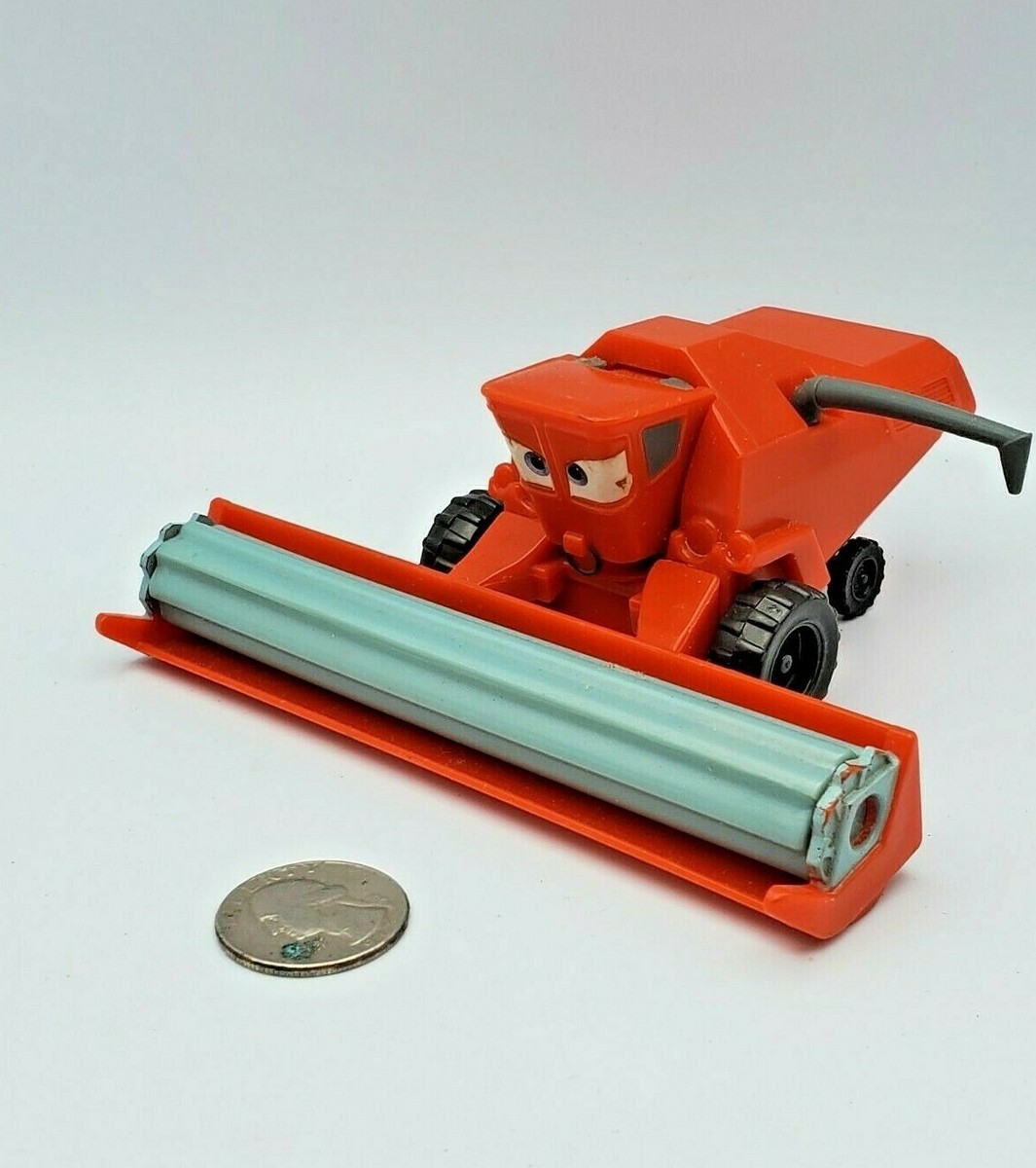 Disney Pixar Cars Frank Combine Harvester Tractor - Plastic