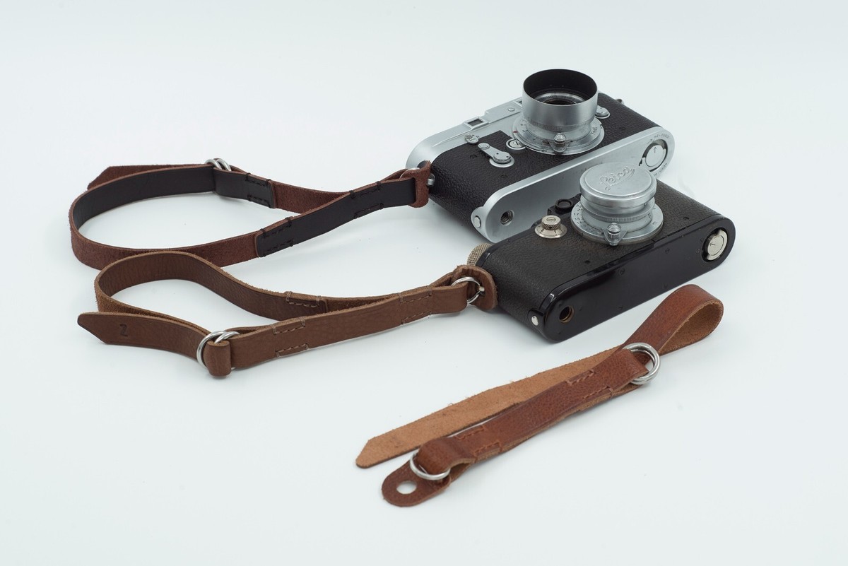 Mr. Zhou Leather Wrist Strap for Leica M3 M6 MP Canon