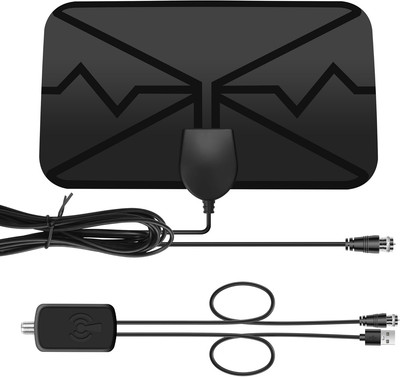 HDTV Antenna 3 Meter, Zimmerantenne für Freeview-TV, Digitale TV Antenne mit Sig