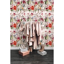 Meadow Plant Removable wallpaper Decorative Alternative Illustration Wall Mural