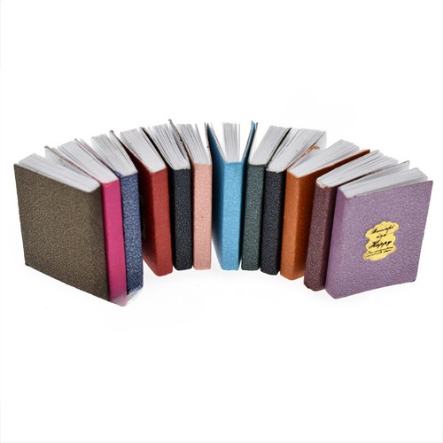 Puppenhaus Miniaturen Lot Bücher Notizbuchfüllung Bücherregal Bücher Set Maßstab 1:12 - Bild 4 von 14