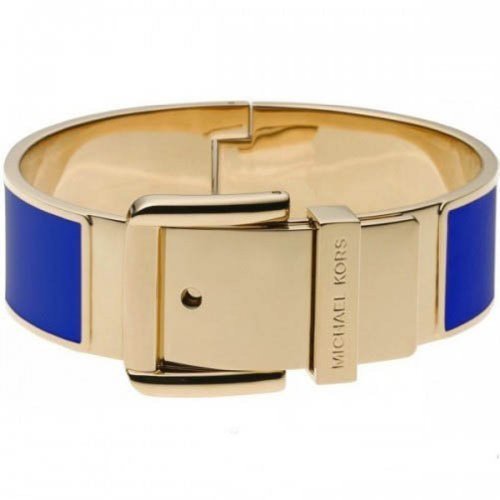 Michael Kors Navy and Gold Timepiece. Enamel Band MICHAEL KORS NAVY BLUE JANELLE SILICONE BAND,ROSE GOLD MK  main image 3