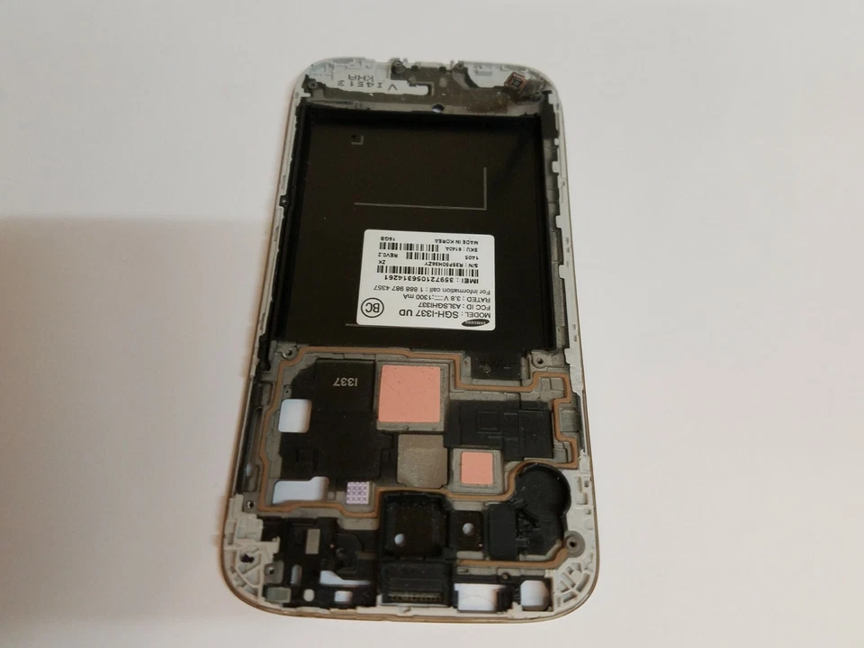 Marco Principal Altavoz Auriculares Teclas Suaves Botones Piezas Para Samsung SGH-i337 S4 Foto 2 de 4