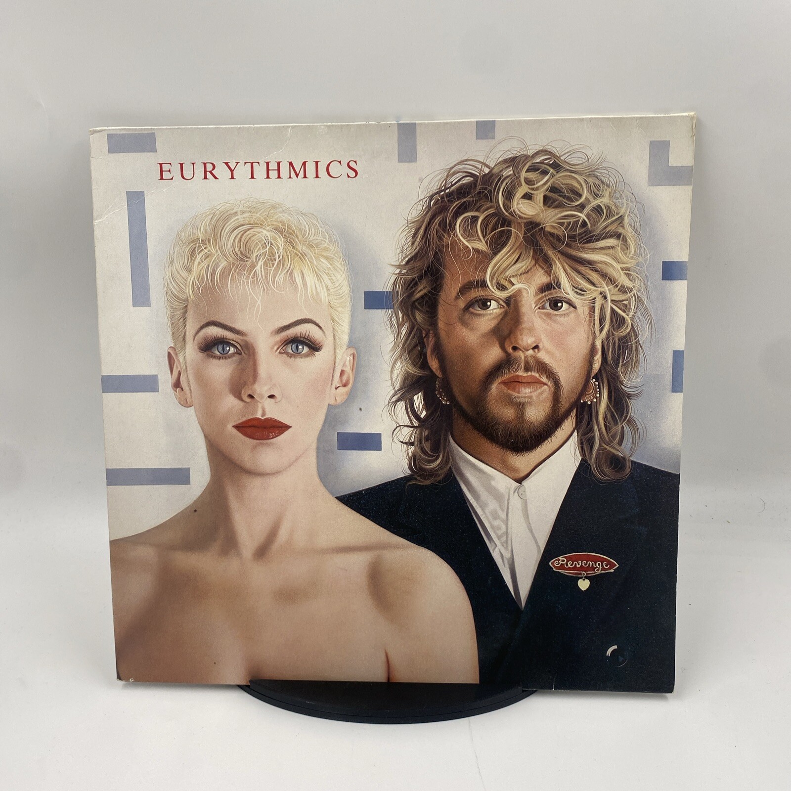Eurythmics Revenge LP Vinyl Record EX/VG+