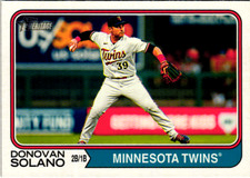 2023 Topps Heritage High Number Donovan Solano Card #685 Minnesota Twins      