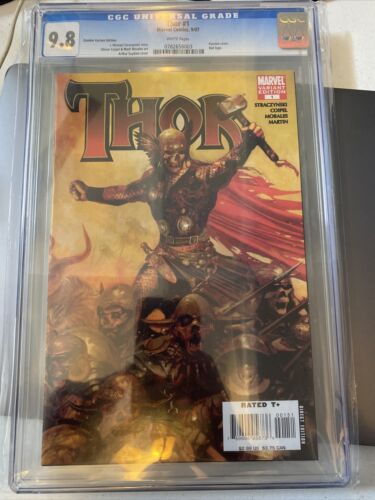 Thor #1 Suydam Painted Variant Cover Red Logo CGC 9.8 NM/M Zombie Marvel - Picture 1 of 3