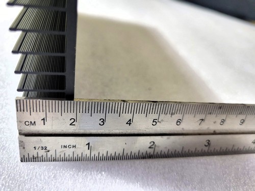 2pcs 200x100x18mm Large Black Anodized Aluminum Heatsink Cooler For LED Cooling - Afbeelding 5 van 6