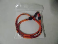 TITANIUM SPORTS POWER NECKLACE ABSORB THE ENERGY AND FEEL THE POWER ORANGE BLAC 