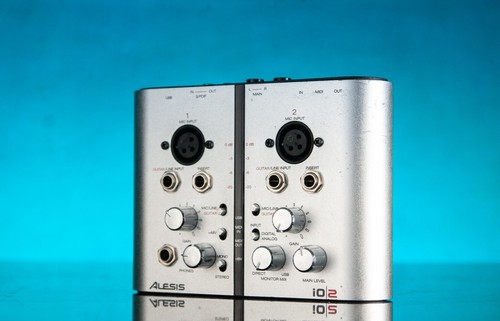 Alesis io|2 Audio Recording Interface Silver - 2 channels
