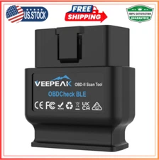 Veepeak OBDCheck BLE+ Bluetooth 4.0 OBD2 Scanner for iOS & Android, Car Code for
