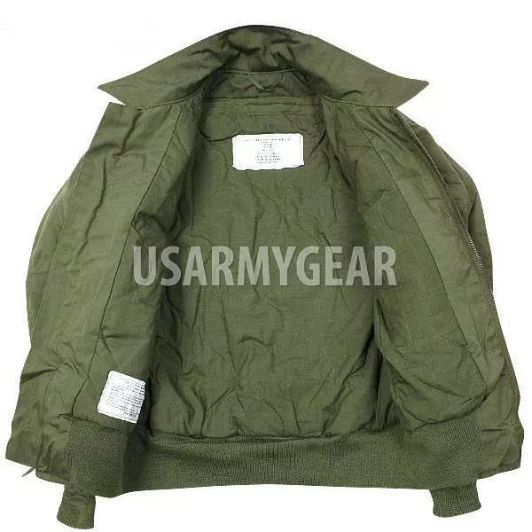 US Military Cold Weather High Temperature Resistant CVC Aramid Flyer's Jacket GI