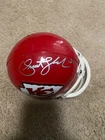 PRIEST HOLMES Autograph Mini Football Helmet Signed Kansas City Chiefs
