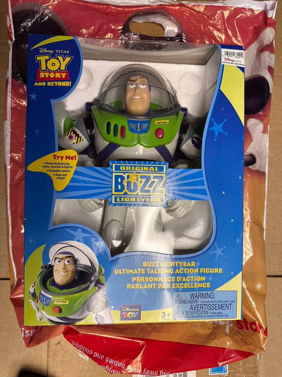 Original Buzz Lightyear Disney Store Pixar Toy Story NIB | eBay
