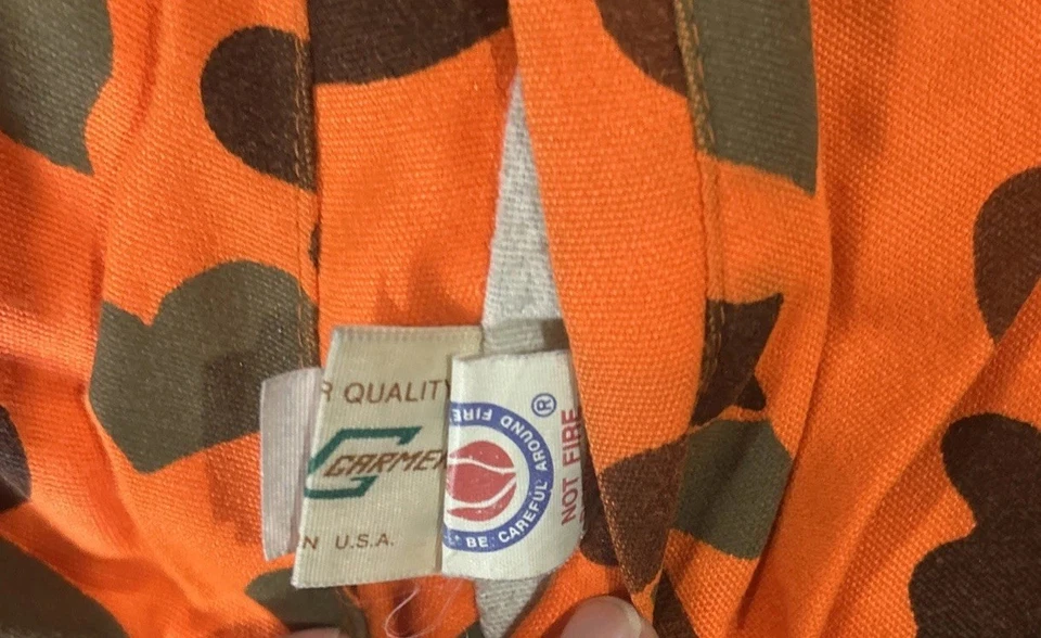 Chaqueta de caza vintage Johnson Garment camuflada XL reversible Foto 4 de 4