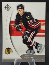 2005-06 Upper Deck SP Authentic Tuomo Ruutu #22 Chicago Blackhawks 