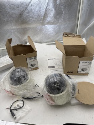 CBC DCB-39 Vari-Focal Dome Camera Color Auto Iris 24VAC 12VDC Security Lot Of 2