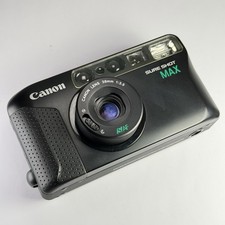 Filmkamera Canon Sure Shot Max schwarz Vintage 35mm Point and Shoot - getestet Pilz