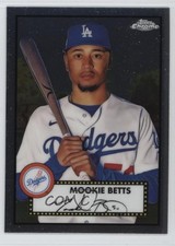 2021 Topps Chrome Platinum Anniversary Mookie Betts #166 gx8
