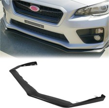 Front Bumper Lip Spoiler Compatible with 2015-2021 Subaru Impreza WRX Black