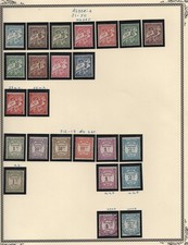 ALGERIA 1926-1993 POSTAGE DUE COLLECTION OF 111 STAMPS MOSTLY MINT NEVER HINGED
