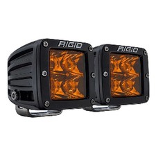 Rigid Industries 20252 D-series Led Light Spot With Amber Pro Lens Pair Rigid Industries 20252 D-series Led Light Spot With Amber Pro Lens Pair
