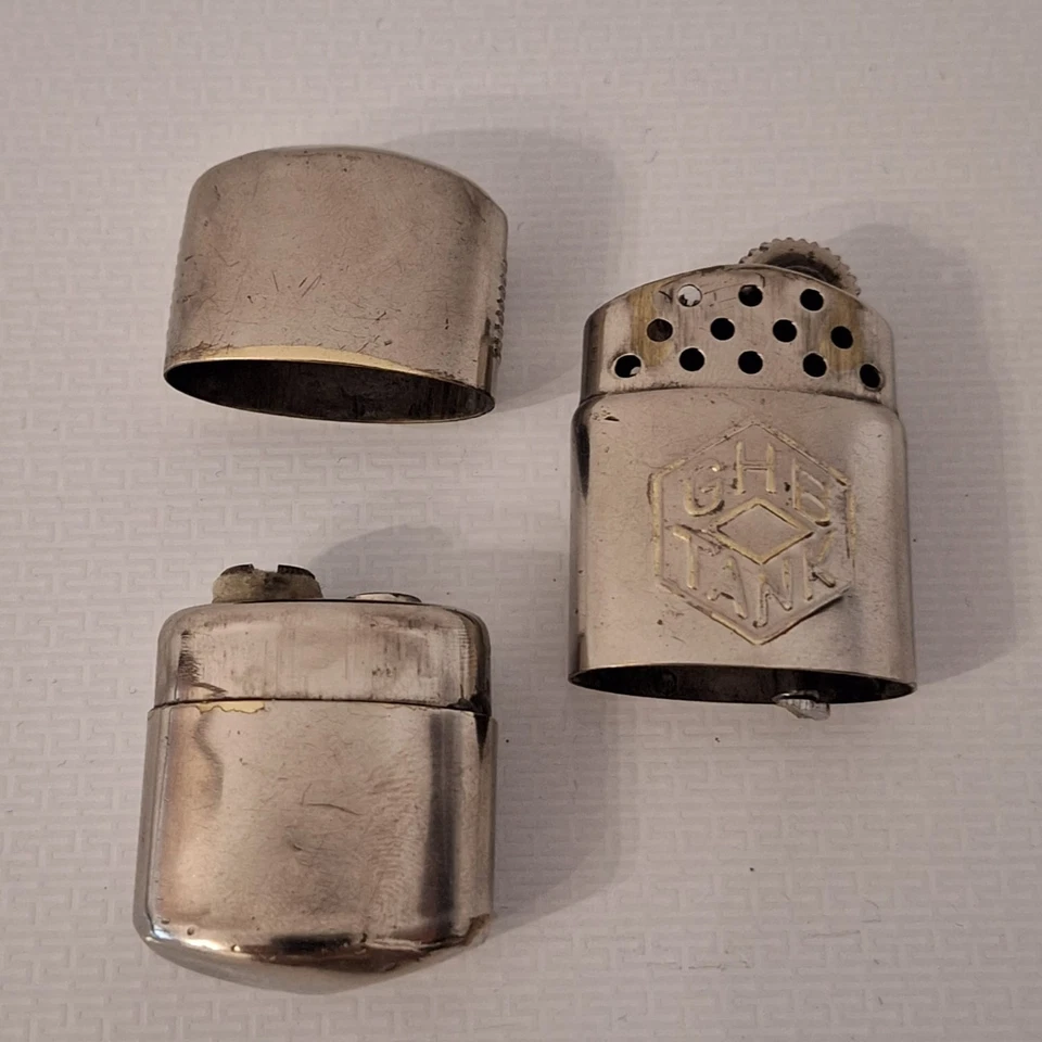 Encendedor de tanque GHB de la Luftwaffe alemana de la Segunda Guerra Mundial briqueta accendino feuerzeug - Imagen 2 de 4