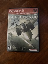 PlayStation 2 Ace Combat 5 The Unsung War Greatest Hits with Manual Not Tested