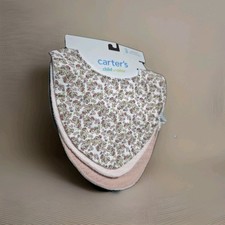 3-Pack of Carter's Child of Mine Bibs for Baby Girls, One Size, Brand New