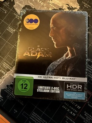 Black Adam - Limited Steelbook Edition - 4k Ultra HD + blu Ray  NEU OVP