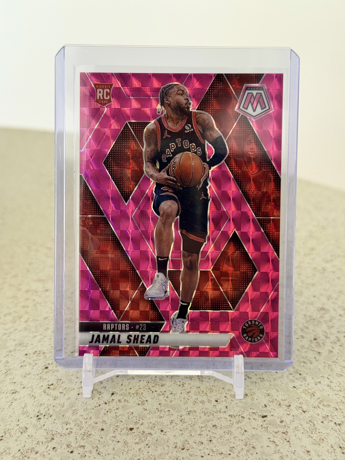 2024-25 Panini Mosaic #201 JAMAL SHEAD Pink Prizm RC /175