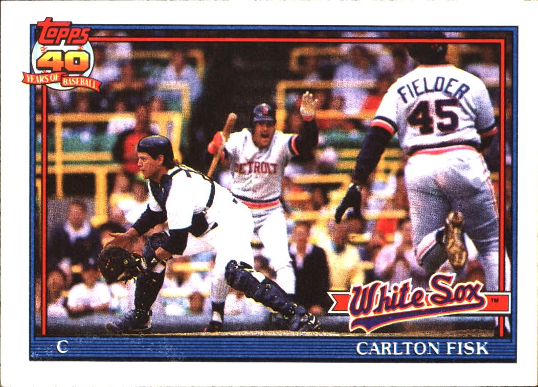 1991 Topps Carlton Fisk Collector's Edition (Tiffany) #170 Chicago White Sox