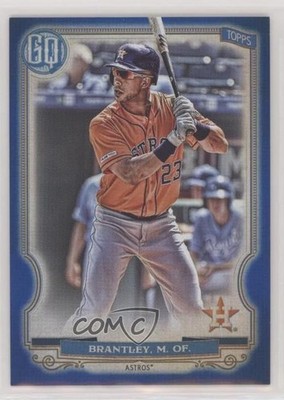 2020 Topps Gypsy Queen Blue 114/150 Michael Brantley #16 fm0