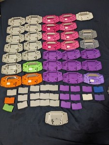 GBA Back Plates Bulk Lot – 35 Shell Parts, 25 RetroSix USB-C Battery Door Spring