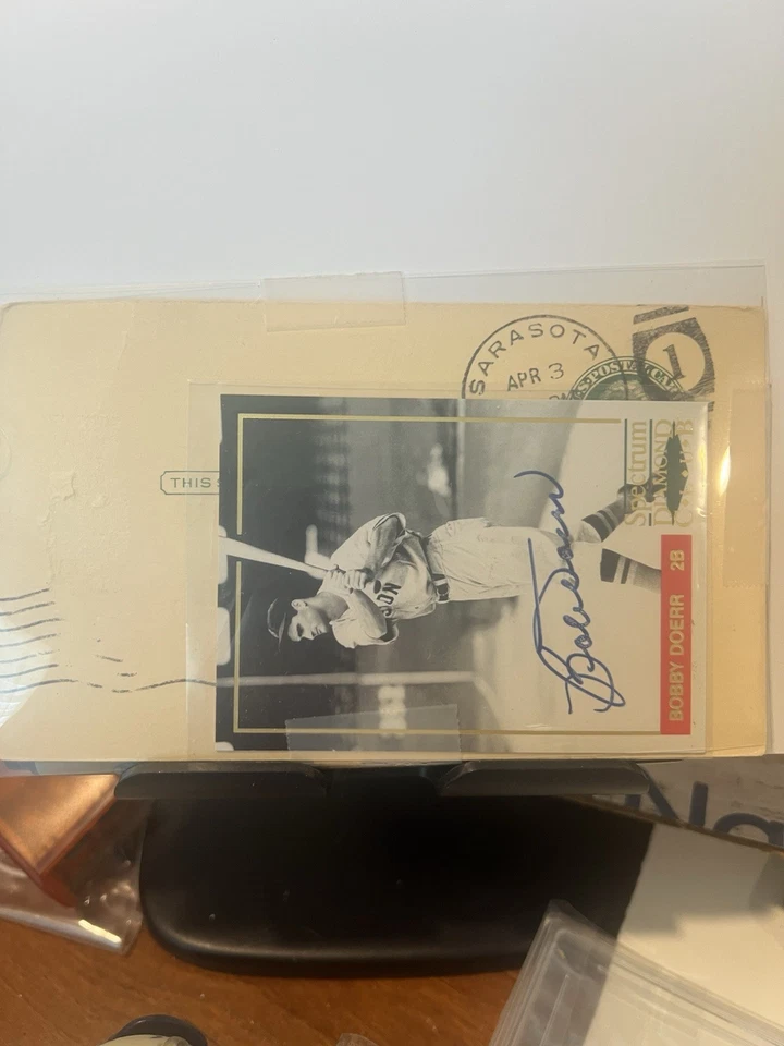 Bobby Doerr Auto (AU) 2 Cards/Autographs - Image 3 of 4