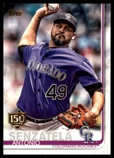 Antonio Senzatela 2019 Topps #181 Rockies MLB READ FREE SHIPPING AutographDen