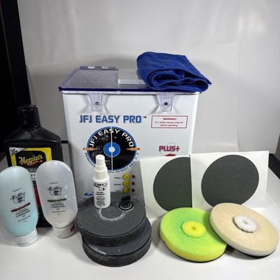 JFJ Easy Pro Plus Disc Cleaner And Repair System TESTED & WORKING