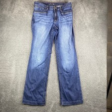 Eddie Bauer Curvy Fit Jeans Womens T12 Blue Denim Comfort Stretch