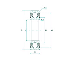 6200 2RS - IMPORT | 10x30x9 mm | 62.. Rillenkugellager