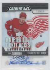 2019-20 Credentials Debut Ticket Access Acetate 71/99 Filip Zadina Auto 2u9