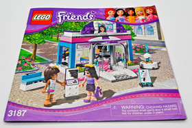 LEGO FRIENDS 3187 : Butterfly Beauty Shop, Complete w/Instructions and Box