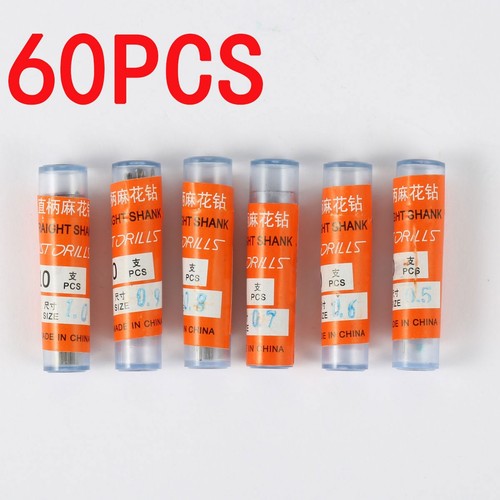 Micro Mini Portable Twist Hand Drill + 60pcs Drill Bits Set Tool Bit 0. ...
